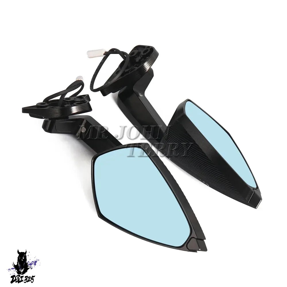 互換品  ヤマハ YZFR7 YZF-R7 21-25 YZF R6 17-20 YZF R1 15-19 バイクアクセサリー リアビューミラー LEDウインカーの画像
