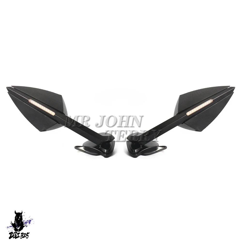 互換品  ヤマハ YZF-R1M YZF-R1M 2020 2021 2022 2023 2024 2025 バイクアクセサリー リアビューミラー LEDウインカーの画像