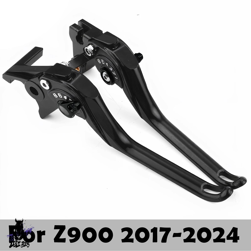 互換品  カワサキ Z900 Z 900 2017-2024 2025 2026 アクセサリー バイク 調整可能 ブレーキ クラッチ レバー カスタム ハンドル レバー セット_1