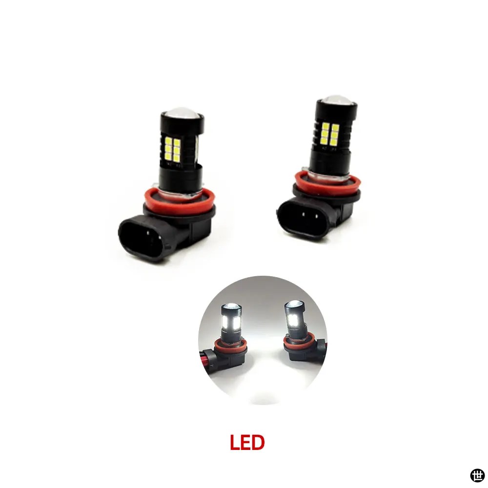 ハロゲンランプ用LEDフォグランプ ヘッドライト取り付け BMW E60 E90