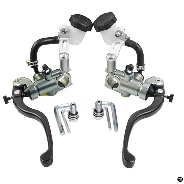 PX1-バイク用油圧ブレーキレバー クラッチレバー 17.5ピストン 22MM 汎用 カフェレーサー リア CB1000R アドリイン用の画像