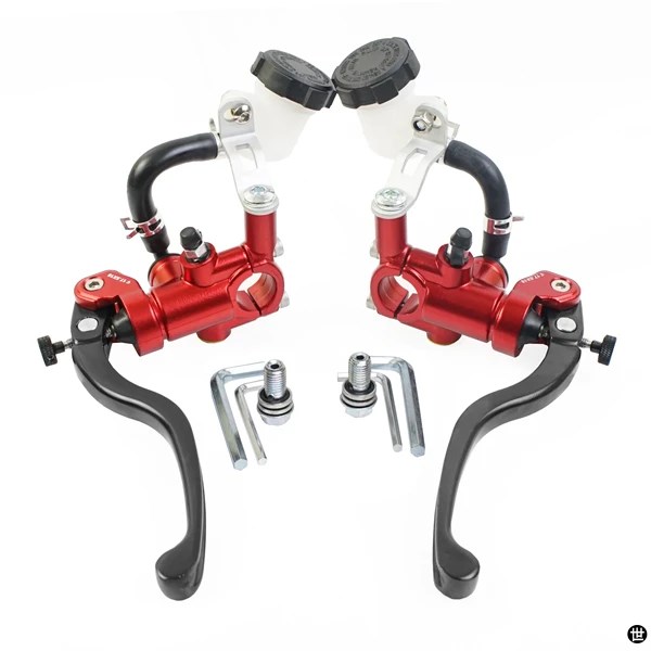 PX1-バイク用油圧ブレーキレバー クラッチレバー 17.5ピストン 22MM 汎用 カフェレーサー リア CB1000R アドリイン用の画像