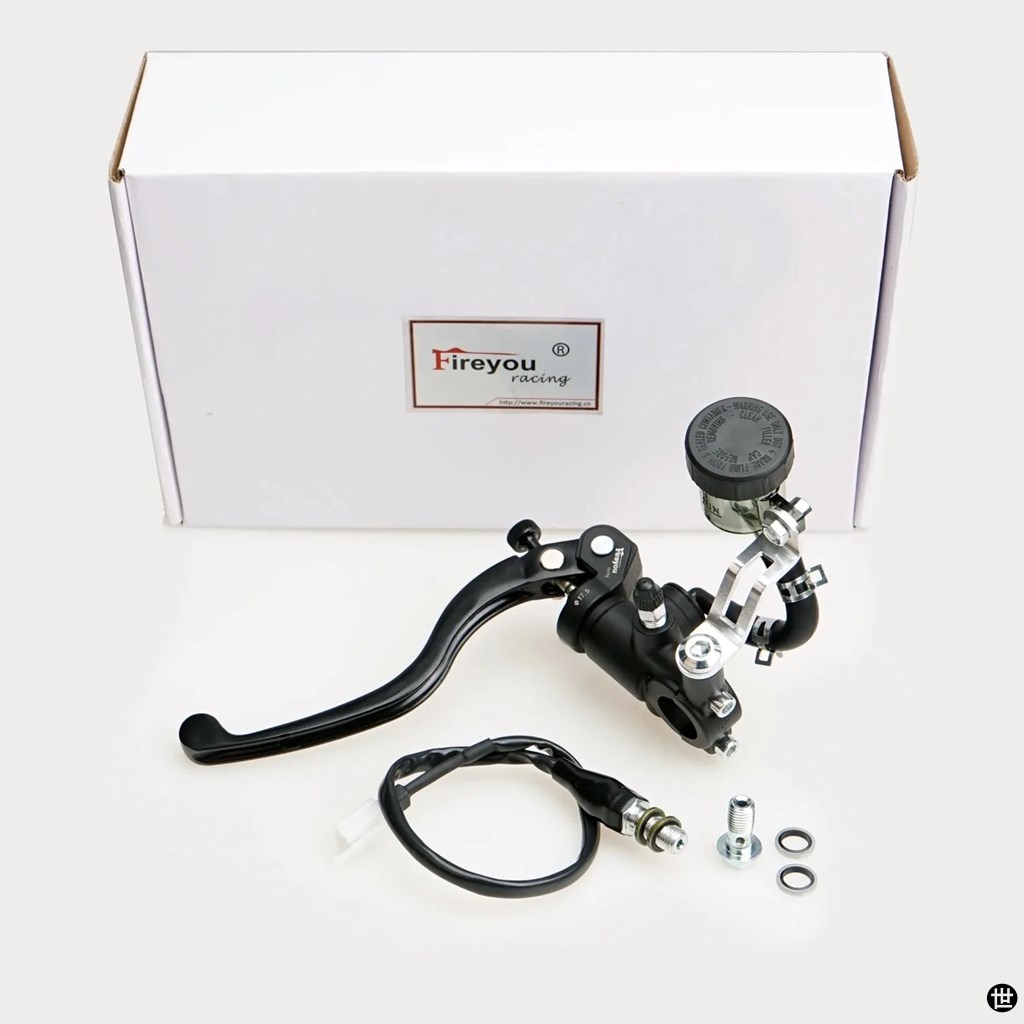 PX1-バイク用油圧ブレーキレバー クラッチレバー 17.5ピストン 22MM 汎用 カフェレーサー リア CB1000R アドリイン用の画像