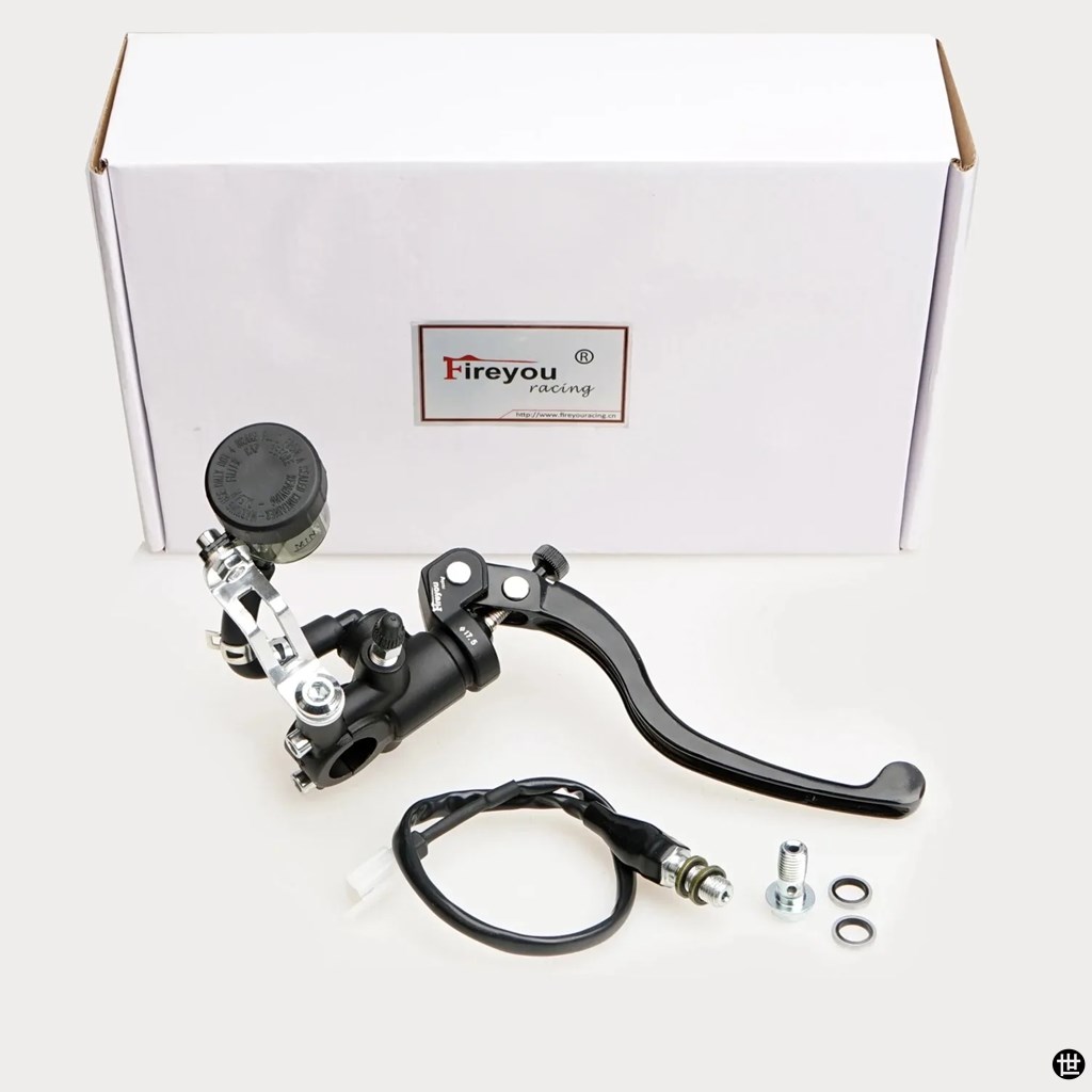 PX1-バイク用油圧ブレーキレバー クラッチレバー 17.5ピストン 22MM 汎用 カフェレーサー リア CB1000R アドリイン用の画像