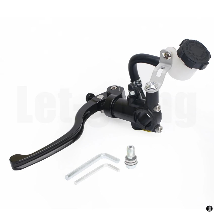 PX1-バイク用油圧ブレーキレバー クラッチレバー 17.5ピストン 22MM 汎用 カフェレーサー リア CB1000R アドリイン用の画像