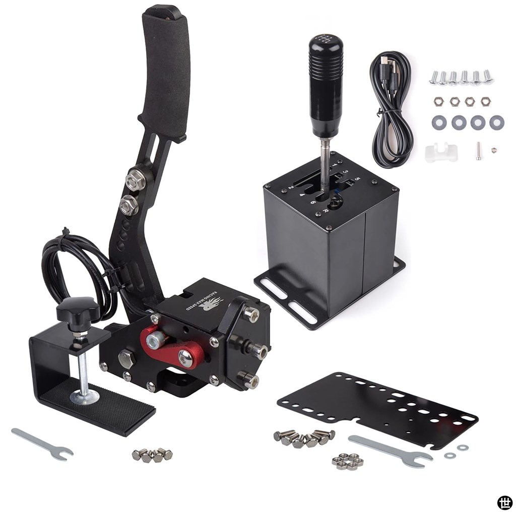 Logicool G29 シフター サイドブレーキセット 16 ビット PC レーシングゲーム USB ハンドブレーキ H ギアシフター