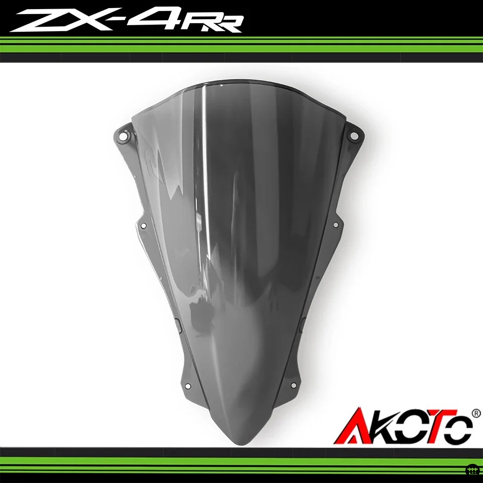 ダブルバブル VISER フロントガラスフロントガラスウインドディフレクターカワサキニンジャ ZX-4RR ZX4RR ZX-4R ZX4R ZX-25R ZX25RR アクセサリーの画像