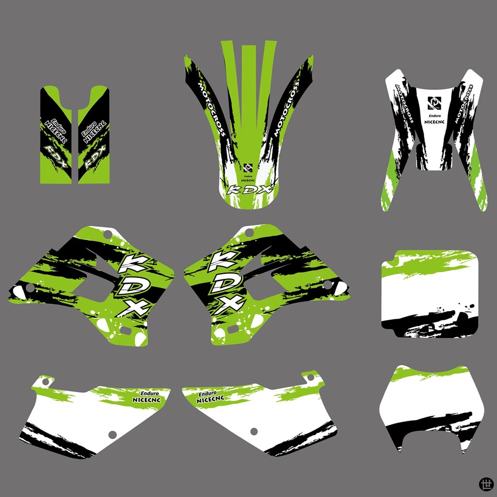 だいごページ カワサキ KDX200 KDX220 KDX 200 220 1995-38565 バイクグラフィック