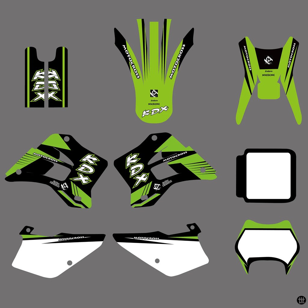 だいごページ カワサキ KDX200 KDX220 KDX 200 220 1995-38565 バイクグラフィック