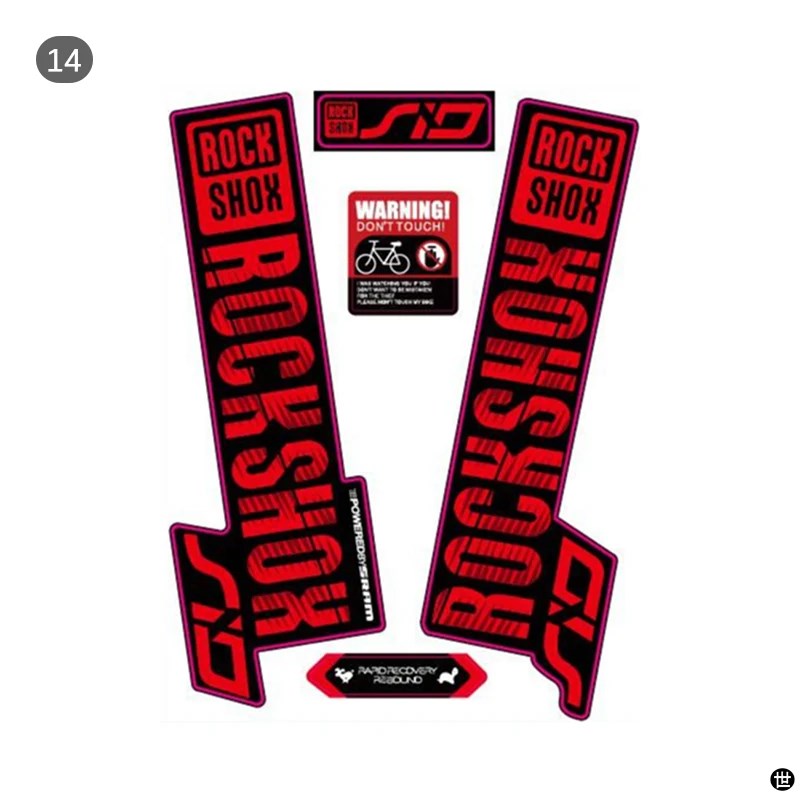 フロントフォークステッカーロックショックス SID ロードバイク MTB