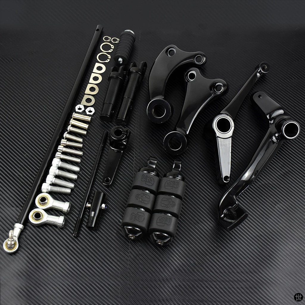 バイクフォワードコントロールフルキットフットペグレバーリンケージ 