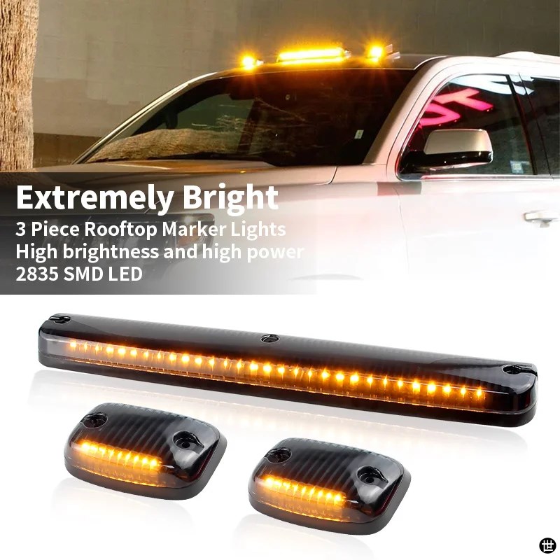 LED ルーフ安全マーカーライトハザードランプアンバーライトシボレー