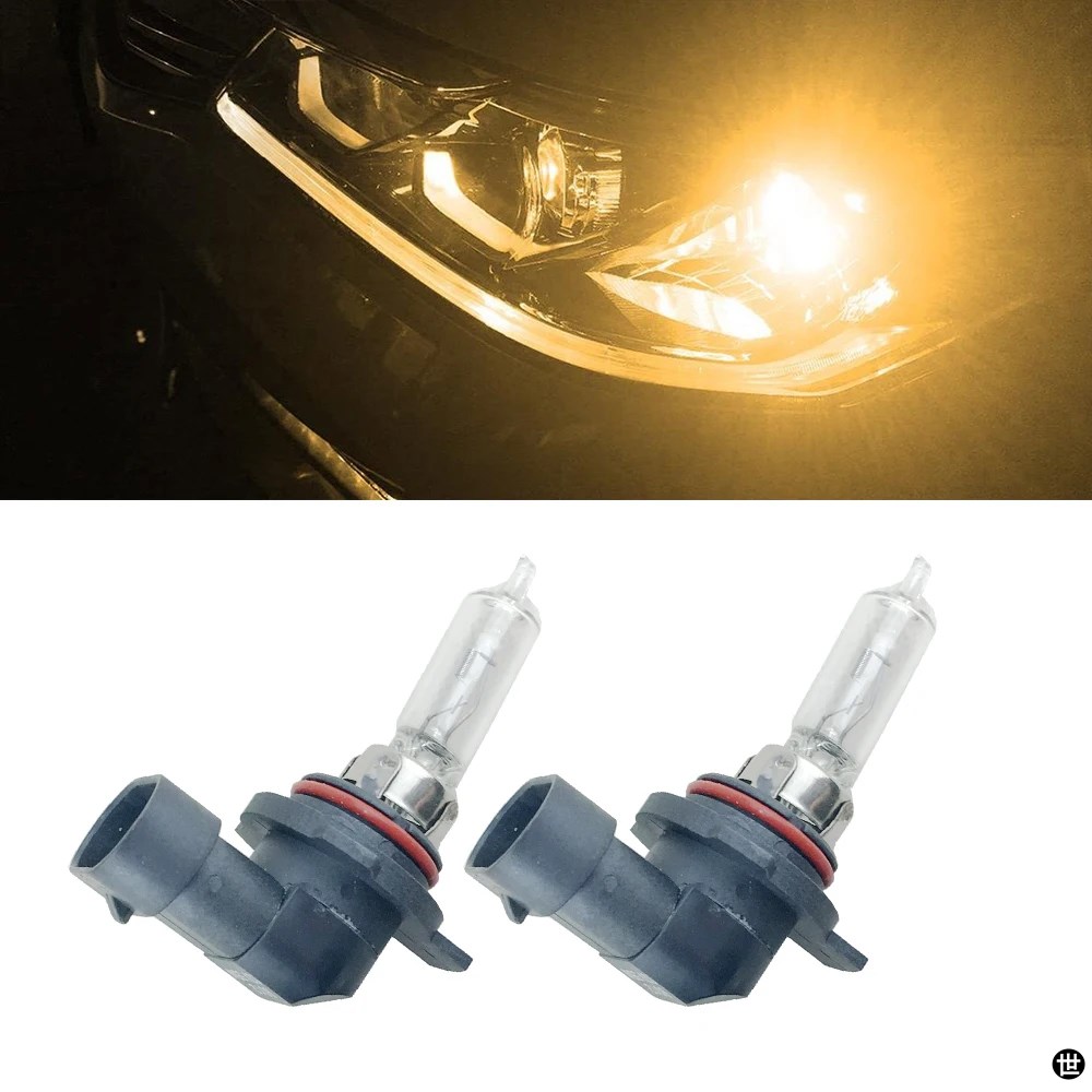 2 個ハロゲンヘッドライト 9012 LL HIR2 HIR PX22D 55W 12V 4300K 自動