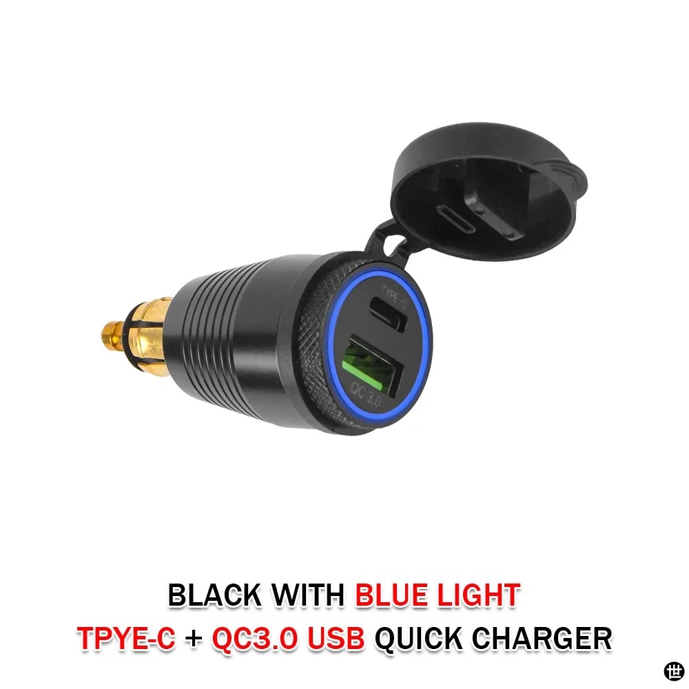 バイクデュアル USB チャージャータイプ C アクセサリー BMW R1200RT バイクデュアル USB チャージャータイプ C アクセサリー BMW R1200RT