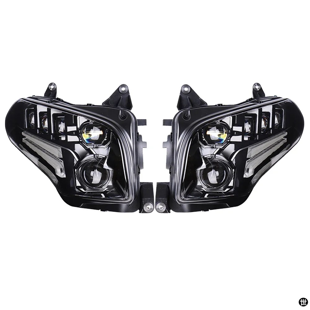 E24-MARK GL1800 120 ワットヘッドライト E9-MARK フォグランプホンダゴールドウィング 1800 2002-2017 バイク LED ランプ補助駆動ライト
