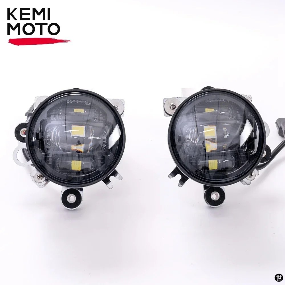 E24-MARK GL1800 120 ワットヘッドライト E9-MARK フォグランプホンダゴールドウィング 1800 2002-2017 バイク LED ランプ補助駆動ライト