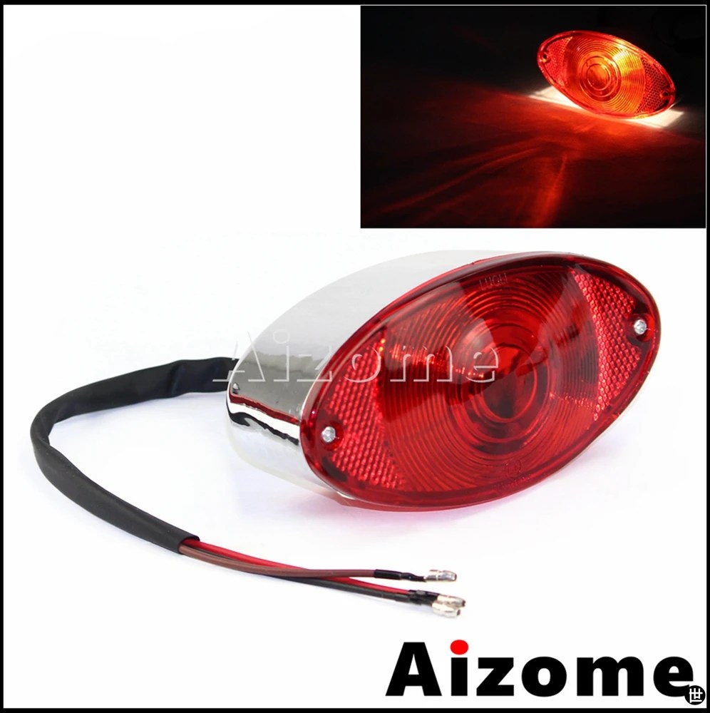 汎用バイクテールライト LED リアテールライトキャットアイブレーキ