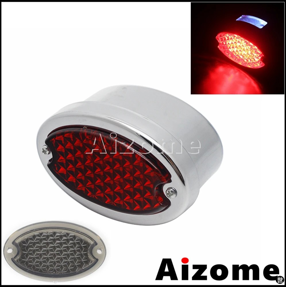 汎用バイクテールライト LED リアテールライトキャットアイブレーキ