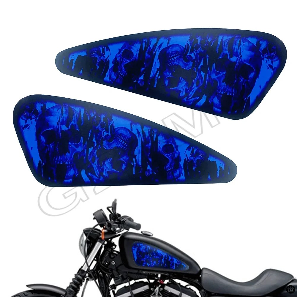 Harley-Davidson Sportster バイクタンク 青色 Harley-Davidson