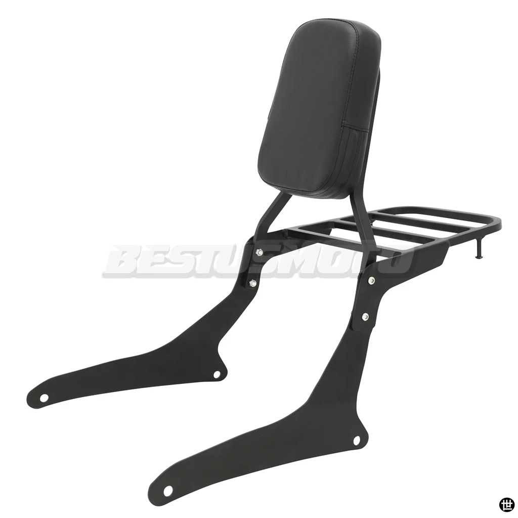 バイクバックレストシーシーバーヤマハ V スター 950 1300 XVS950 XVS1300 XVS950CT ツアラー 2009-2016 XVS1300A ミッドナイト 2007-2015