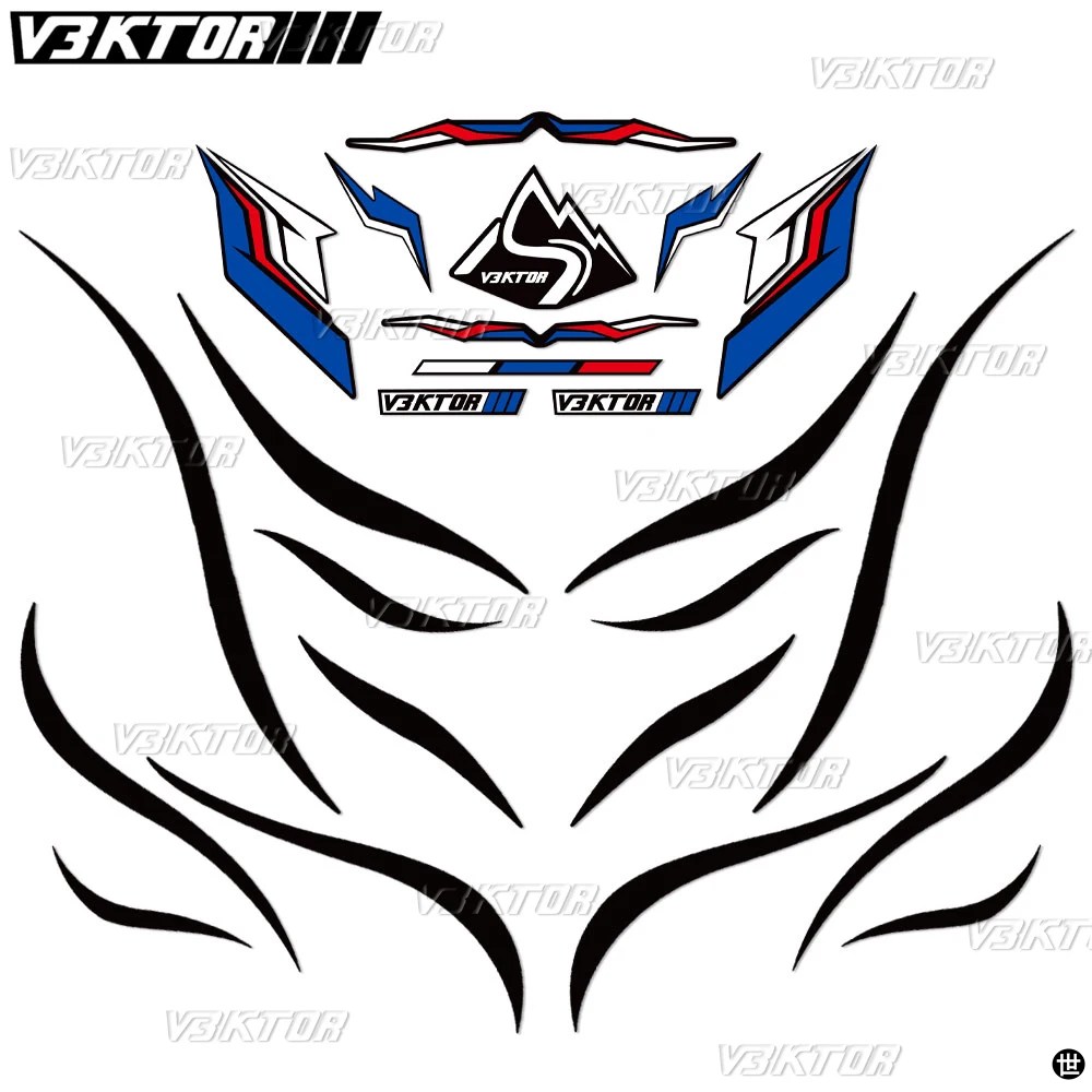 バイクヘルメットステッカー反射フルフェイスヘルメットデカール