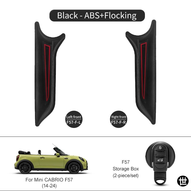 ドアアームレスト収納ボックススティックシェルフロック加工 ミニ