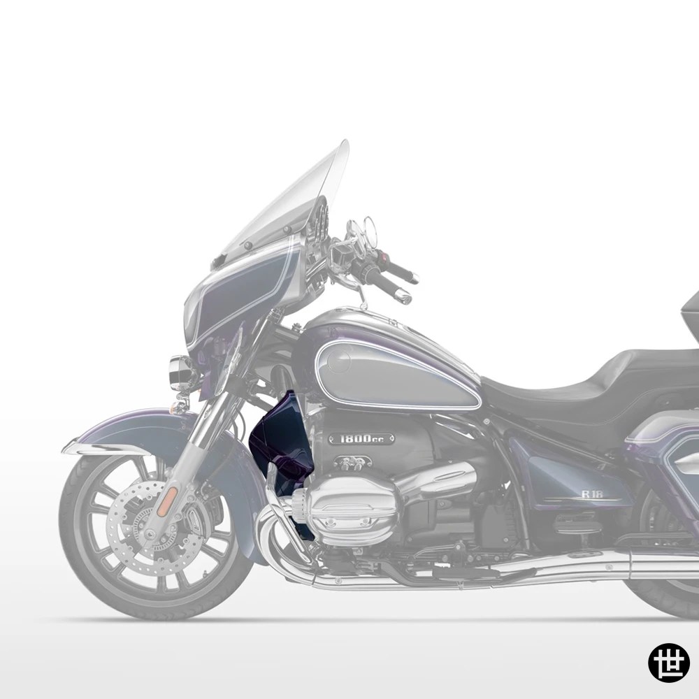 バイク用フットプロテクター ウィンドディフレクター OME レッグ