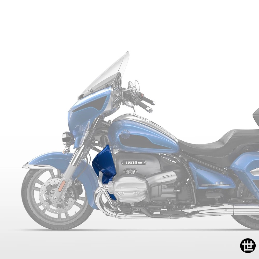 バイク用フットプロテクター ウィンドディフレクター OME レッグ