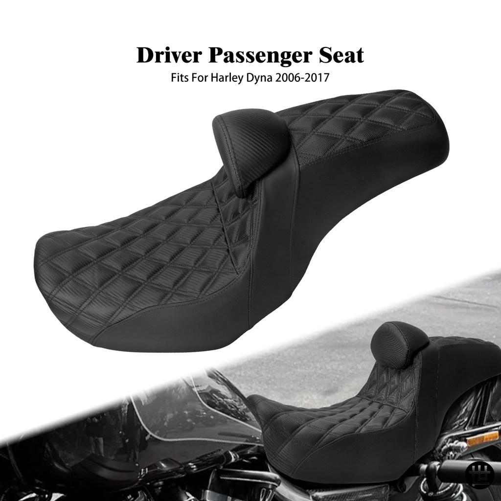 バイク用ツーアップシート 付き 運転席助手席サドルクッション付き