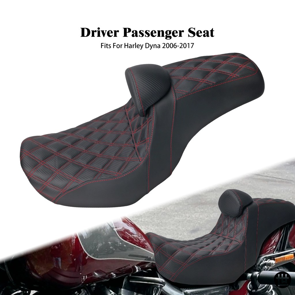 バイク用ツーアップシート 付き 運転席助手席サドルクッション付き 