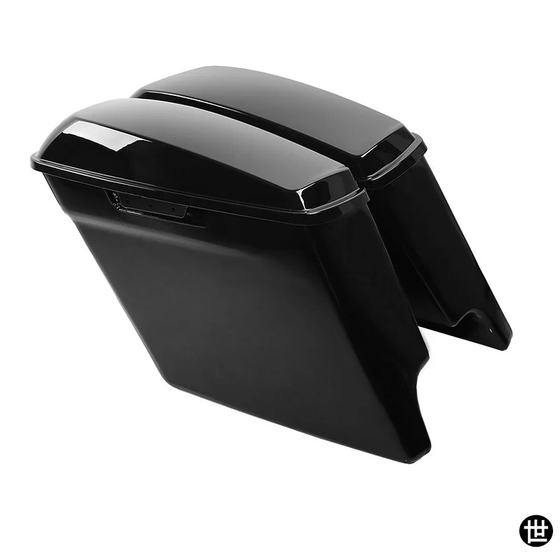 バイク用 5インチ ストレッチハードサドルバッグ サドル ハーレー