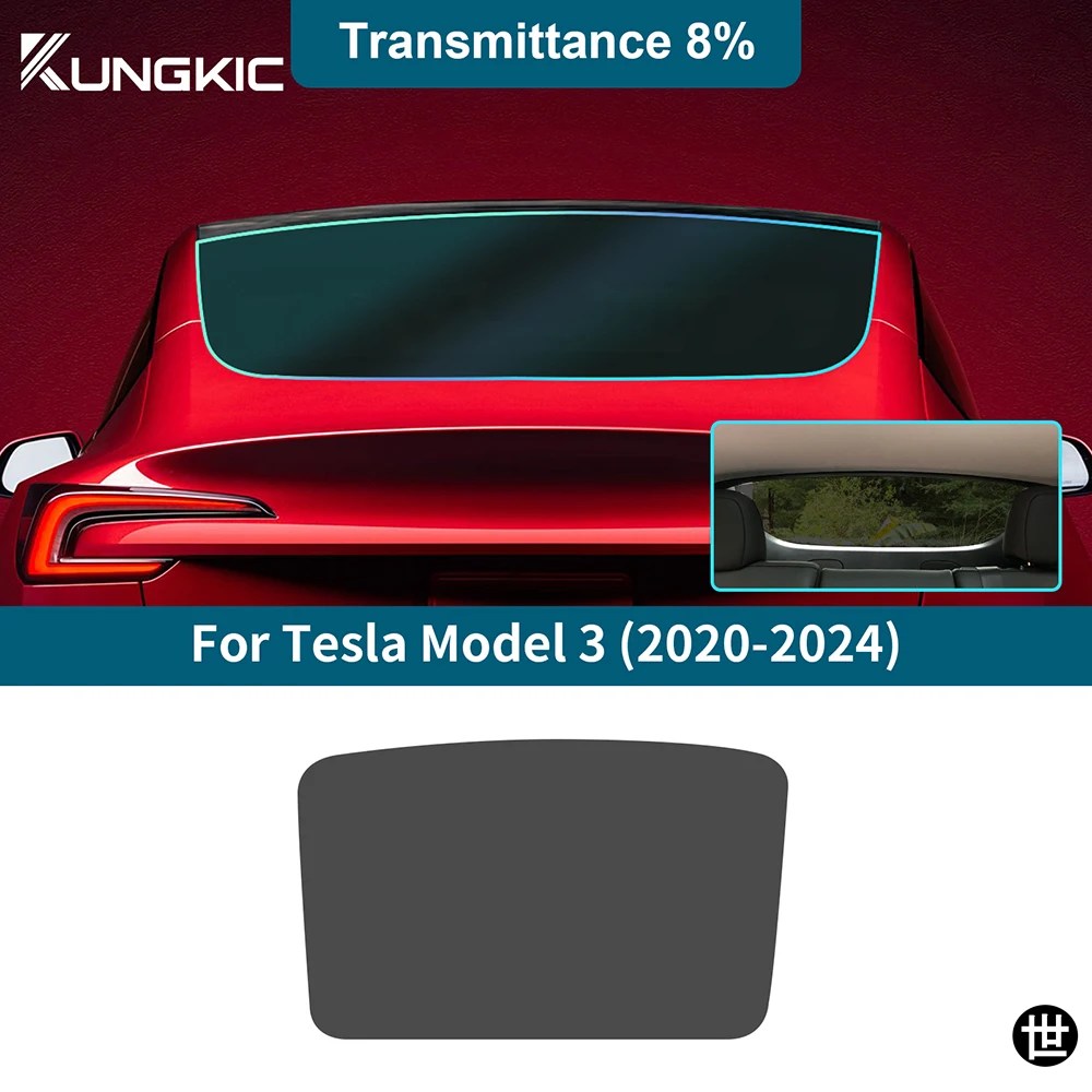 テスラ モデル3 2024用 プレカット フロントリア プライバシー