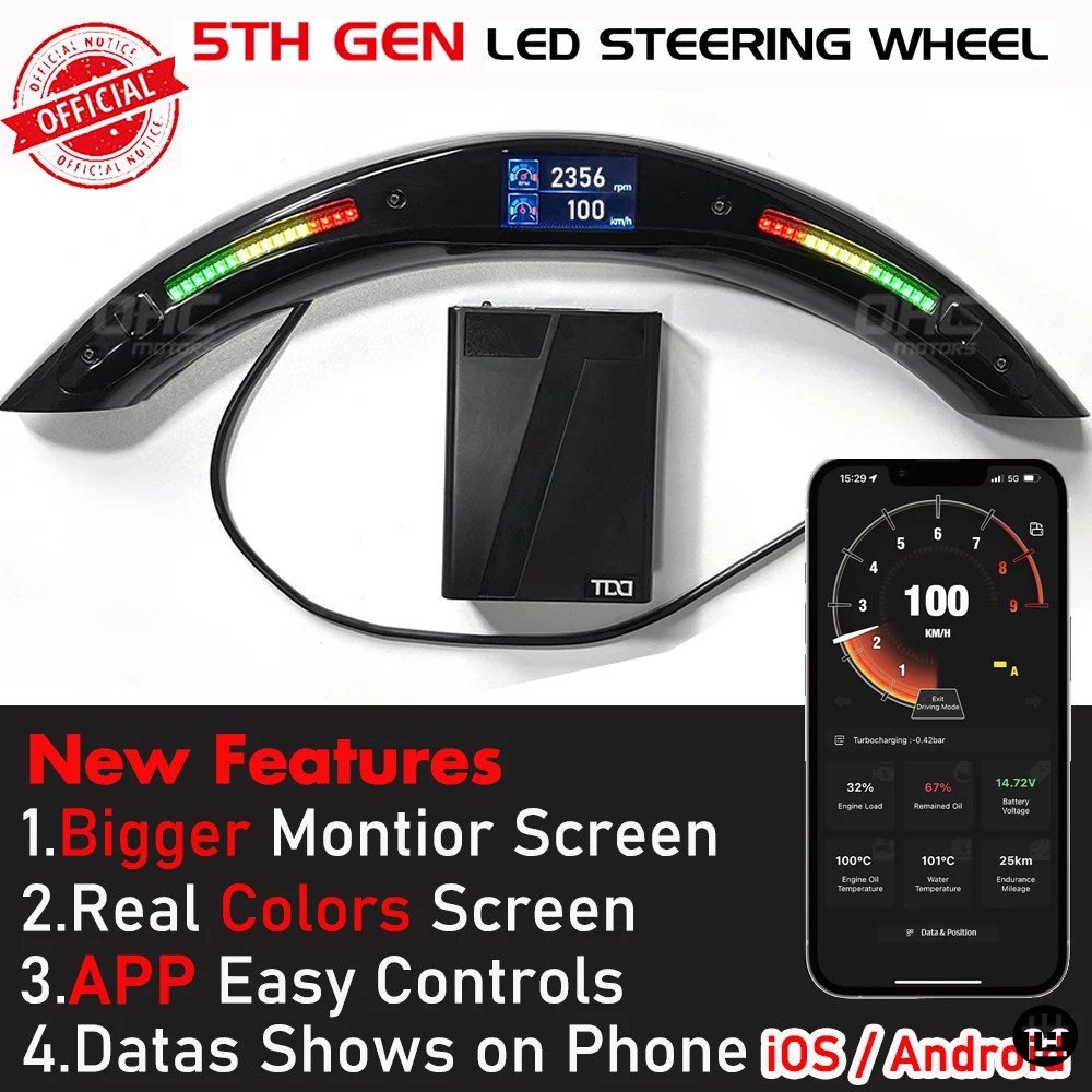 2000年後インテリジェント運転データスクリーンOHC LEDステアリング