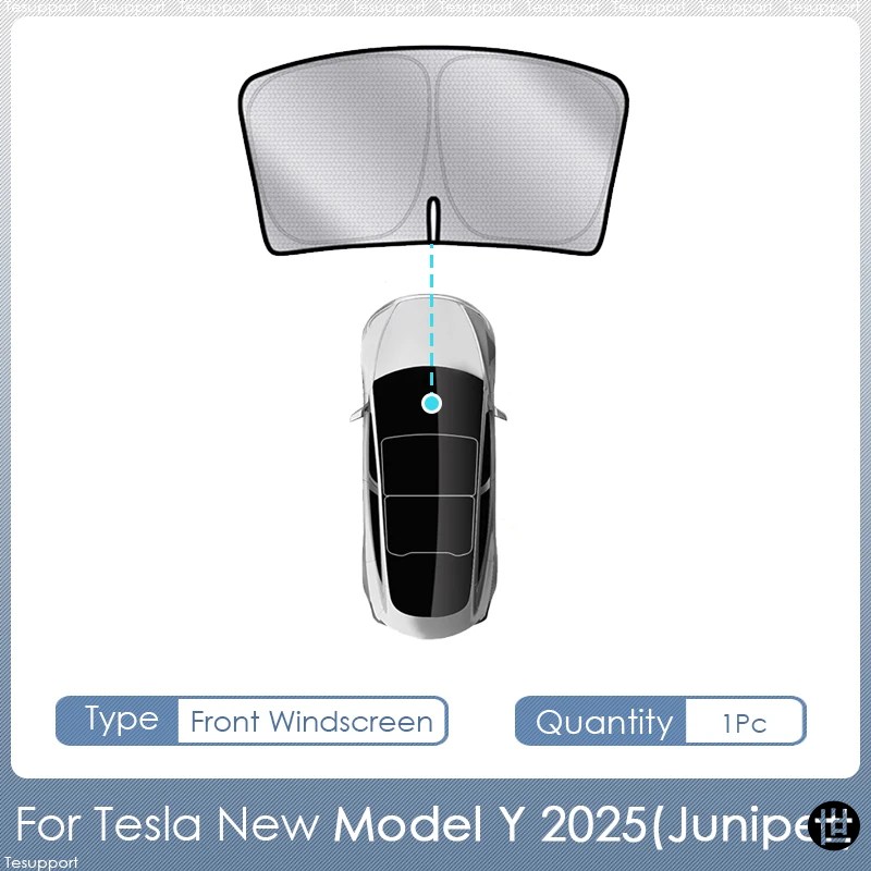 テスラ モデルY ジュニパー 2025 アクセサリー サンシェード ルーフ