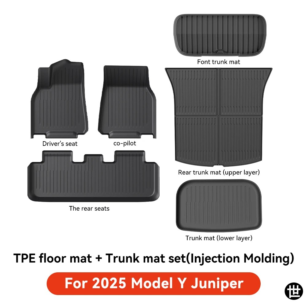 YZ テスラ フロアマット モデルY ジュニパー 2025 用 トランクマット