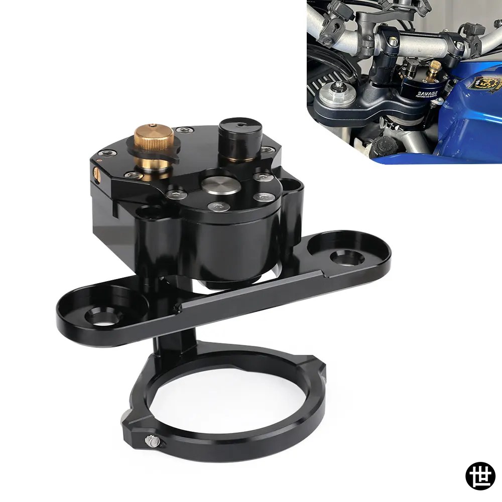 APRILIA TUAREG 660 2021-2024用調整可能ステアリングダンパースタビライザーリバース安全安定制御ブラケットマウントサポートの画像