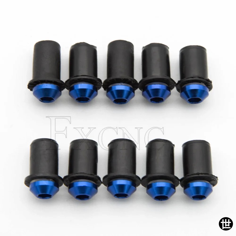 10個入り 5MM ウインドスクリーン ボルト ネジキット ヤマハ R6 R3 R25