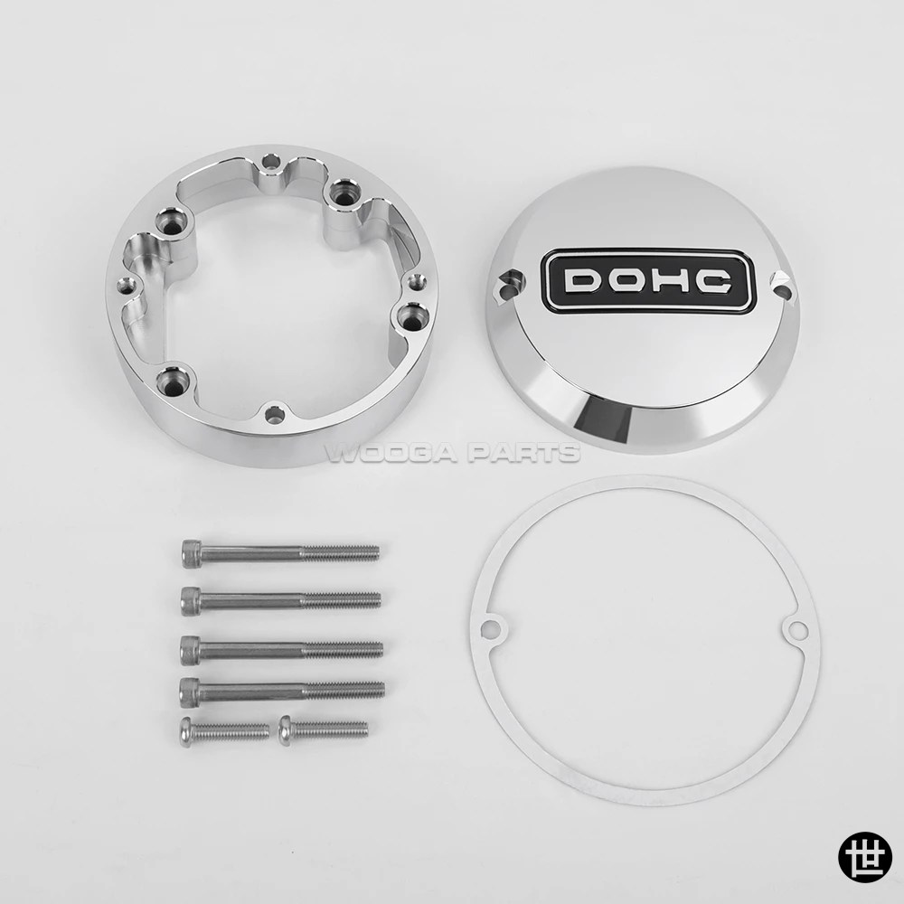Z900RS ポイントカバーセット カワサキ Z900RS カフェ 2018-2025 Z1 スタイル クローム DHOC エンジン クラッチガード パルサーカバーセットの画像