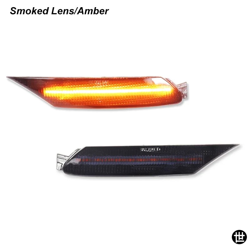 IJDM 車用 LED フロントフェンダー サイドマーカーライト アセンブリ