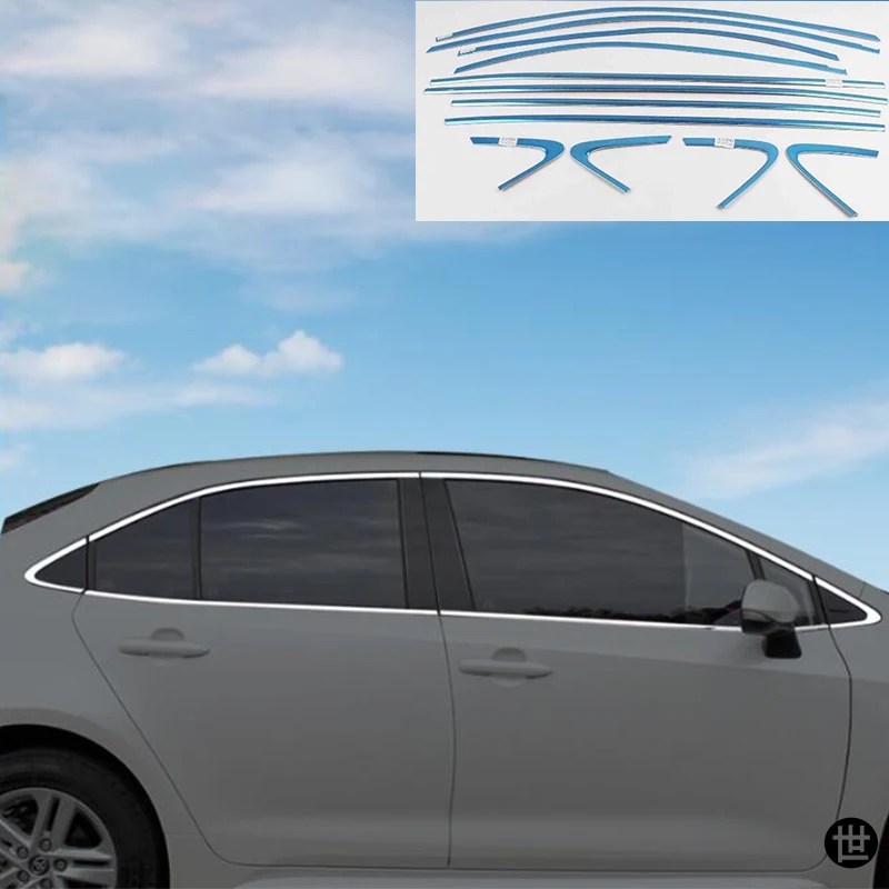トヨタ カローラ セダン 2020-2023 用カーアクセサリー クローム