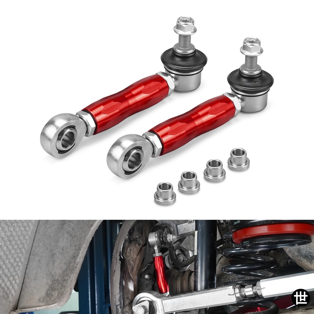 BEVINSEE 調整可能リアスタビライザーエンドリンク BMW E90 E92 E87
