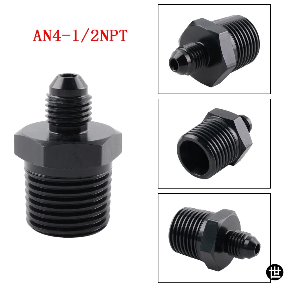 オス AN4 AN6 AN8 AN10- 1/4 NPT 1/8 3/8NPT 3/4NPT : 世田谷