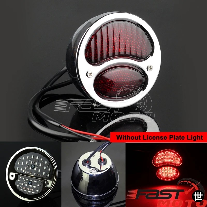 バイク用ヴィンテージブレーキテールライト リアストップライト