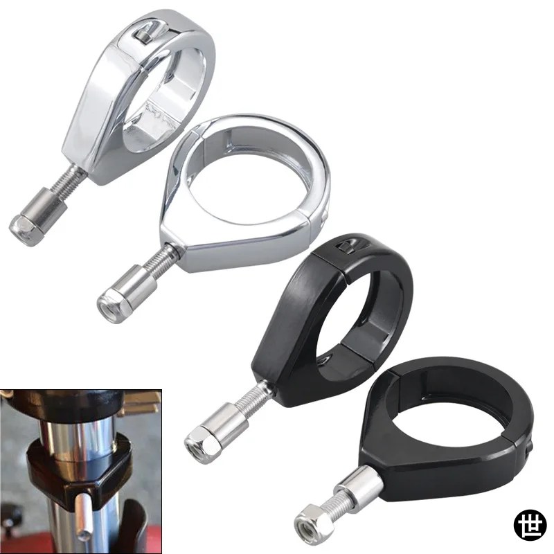 2個 39MM/41MM バイク用ウィンカー再配置フォーククランプマウント