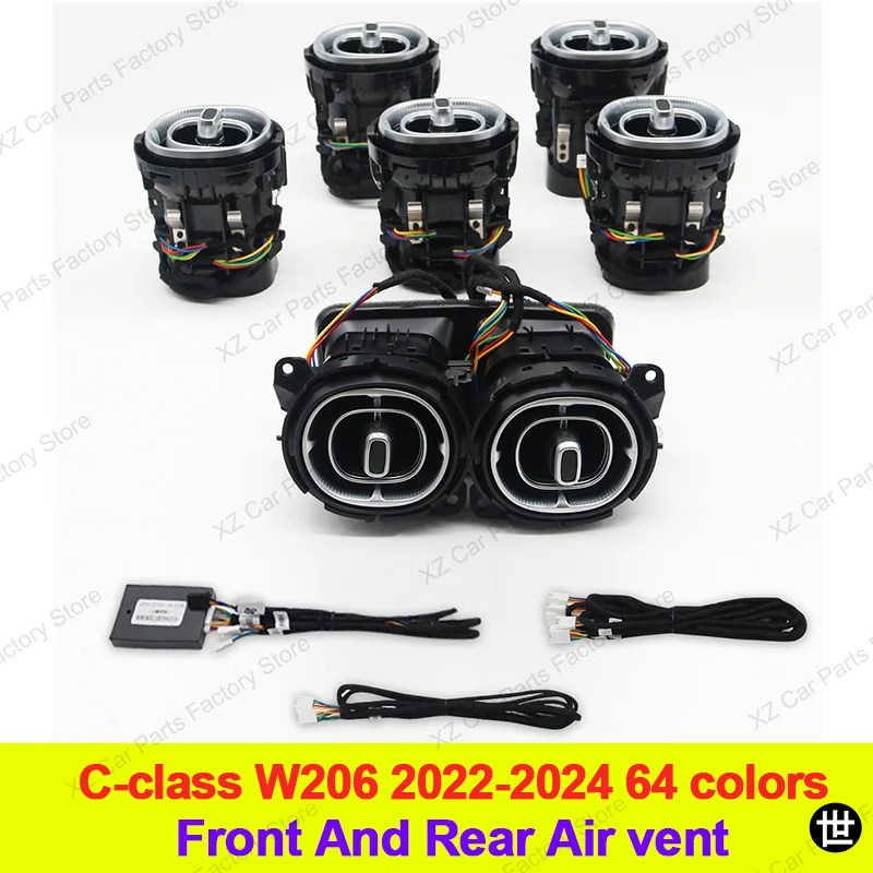 メルセデスベンツ Cクラス W206 2022 X254 車用 64色エアベント