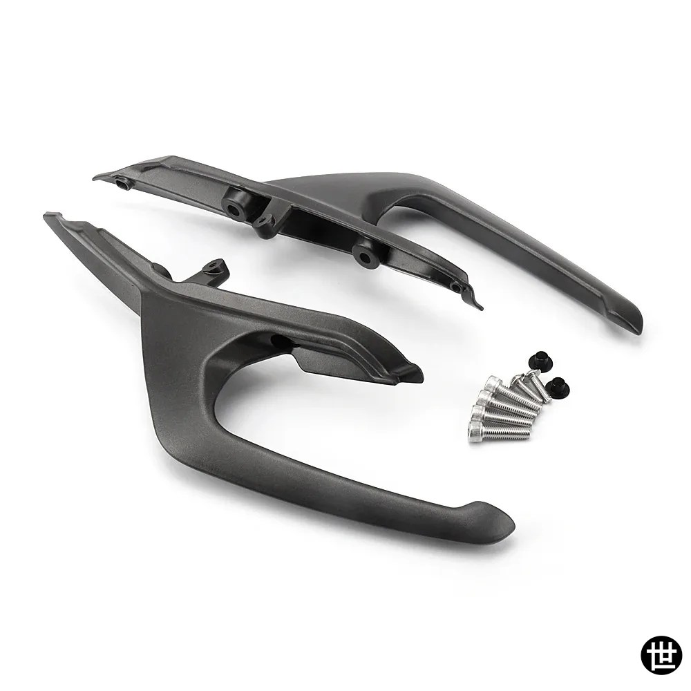 トライデント660用リアハンドルアームレスト トライデント 660 2021-24 バイク用アルミ製アームレスト パッセンジャーピリオングラブバーキット_1