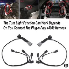 ホンダ ゴールドウイング F6B 2018-2021 用 LED ウインカーライト リアサドルバッグアクセントライト 装飾ライト_1