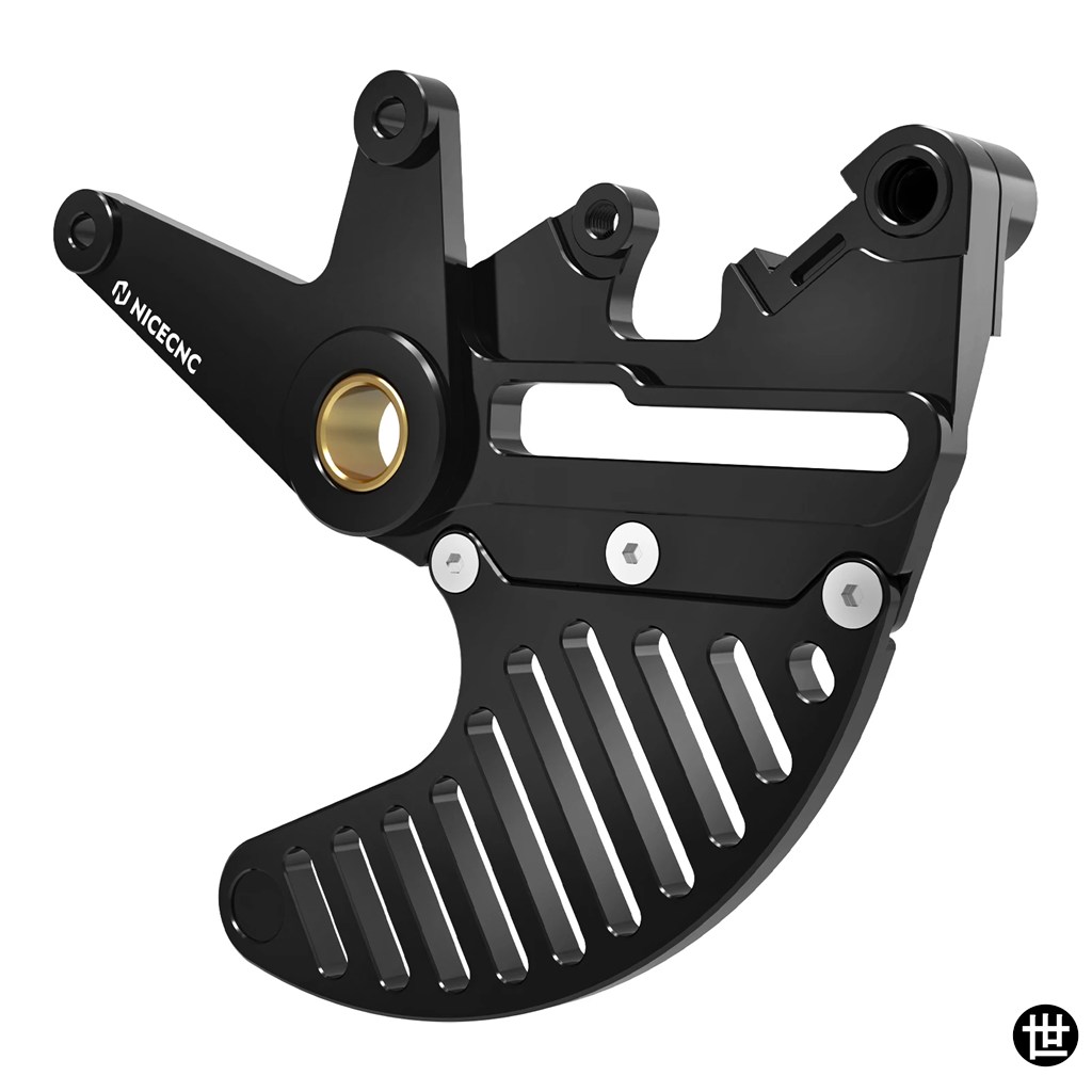 BREMBO MAGURA BRAKTECデュアルキャリパーブラケットリアブレーキディスクカバーガードKTM EXC 300 EXC-F 450 SX-F 350 SX 125 2004-2025用_1