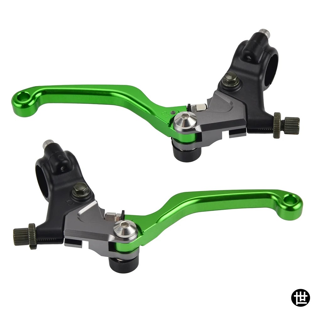 ブランド登録なし - カワサキ KLX250 1979-1980 ショートブレーキクラッチレバーキット KX 60 80 125 250 400 450 KE KD KDX 80 100M 125 175 200 250 420