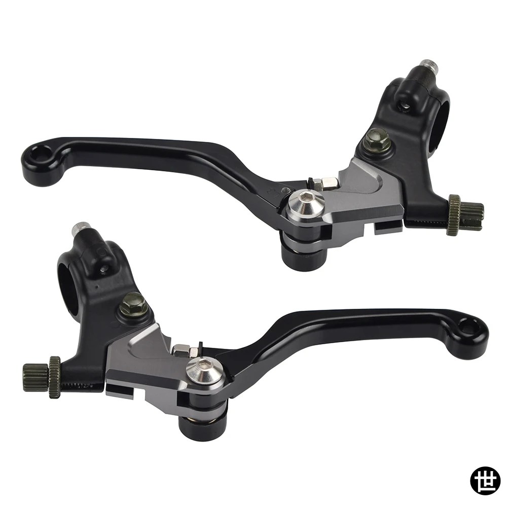 ブランド登録なし - カワサキ KLX250 1979-1980 ショートブレーキクラッチレバーキット KX 60 80 125 250 400 450 KE KD KDX 80 100M 125 175 200 250 420